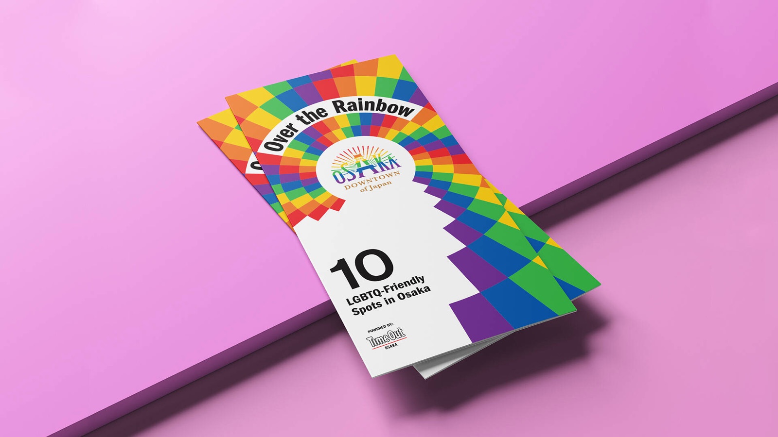 「タイムアウト大阪」と大阪観光局が、大阪のLGBTQ+シーンを紹介するリーフレットを発行