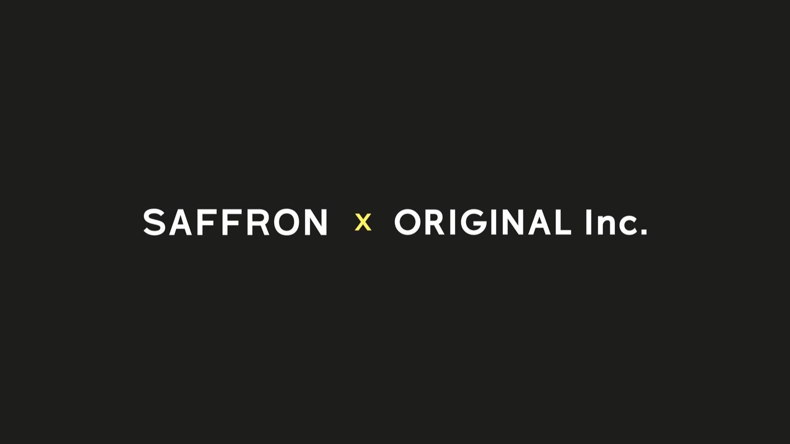ORIGINAL Inc.とSaffron Brand Consultantsの提携